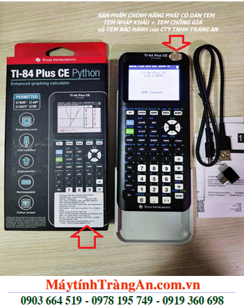 TI-84 Plus CE Python, Máy tính Khoa học Vẽ đồ thị Texas Instruments TI-84 Plus CE Python (kỳ thi GCE A-Level, PSAT/NMSQT ®, ACT ® và SAT ®, IB ®, AP ®)